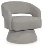 Ashley Furniture A3000757 Nashkins - Swivel Accent Chair - Pebble
