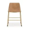 Ashley Furniture PCD373-03 Ashley Furniture PCD373-03 Ciabori - Dining Upholstered Side Chair (Set of 2) - Toast / Gold