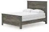 Ashley Furniture B4480/21/26/57/54/96 Ashley Furniture B4480/21/26/57/54/96 Frandern - 5 Pc. - Dresser, Mirror, Queen Panel Bed - Black / Gray