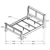 CoasterEveryday 202411F Louis Philippe - Wood Full Sleigh Bed - Cappuccino