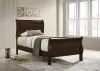CoasterEveryday 202411T Louis Philippe - Wood Twin Sleigh Bed - Cappuccino