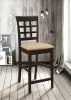 CoasterEveryday 100209 Gabriel - Lattice Back Counter Chair (Set of 2) - Cappuccino
