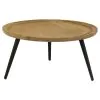CoasterEssence 736108 Zoe - Round Mango Wood Coffee Table - Natural