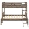 CoasterEveryday 400809 Flynn - Wood Twin Over Full Bunk Bed - Weathered Brown