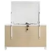 Coaster Fine Furniture 224963M Marmore - 9-Drawer Dresser And LED Mirror - White
