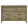 Coaster Fine Furniture 207533 Hazlewood - 6-Drawer Bedroom Dresser Cabinet - Vineyard Oak