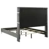 Coaster Fine Furniture 224991KEB2 Lucia - King Side Rails, Box 2 of 2 - Gray