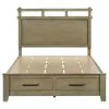 Coaster Fine Furniture 207530QB3 Hazlewood - Queen Footboard Drawers (2 Pieces), Box 3 of 3 - Vineyard Oak