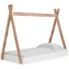Ashley Furniture EB1221-121 Ashley Furniture EB1221-121 Piperton - Twin Tent Complete Bed in Box - Brown / White