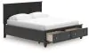 Ashley Furniture B687B20 Ashley Furniture B687B20 Lanolee - California King Panel Storage Bed - Black