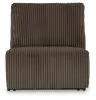 Ashley Furniture 92705S10 Ashley Furniture 92705S10 Top Tier - 3-Piece Reclining Sectional With Raf Press Back Chaise - Chocolate