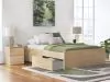 Ashley Furniture EB9632B9 Ashley Furniture EB9632B9 Onita - Queen Platform Bed With 1 Side Storage - Natural