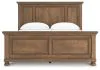 Ashley Furniture PCB779B7 Feddinger - California King Panel Bed - Medium Brown