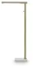Ashley Furniture L206121 Santiford - Metal Floor Lamp - Gold Finish / White