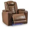 Ashley Furniture PCU1420013 Gruaro - Power Recliner With Adjustable Headrest - Amber