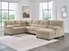 Ashley Furniture 24203S2 Ashley Furniture 24203S2 SimpleJoy - 3-Piece Sectional With RAF Corner Chaise - Sand
