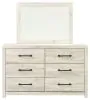 Ashley Furniture B192B1 Ashley Furniture B192B1 Cambeck - Dresser, Mirror - Whitewash