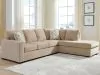 Ashley Furniture PC69507S5 Ashley Furniture PC69507S5 Bridgepoint - 2-Piece Sleeper Sectional With RAF Corner Chaise - Almond