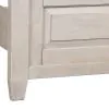 Liberty Furniture 824-BR-KPB Heartland - King Panel Bed - Antique White / Tobacco Tops