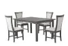 New Classic D5524-20 Flair - Dining Chair (Set of 2) - Gray