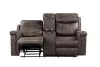 New Classic U1798-25-MCH New Classic U1798-25-MCH Quade - Console Loveseat With Dual Recliners - Mocha