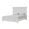 New Classic 00-B2118S-200 New Classic 00-B2118S-200 Jamestown - 6/0 California King Bed With Storage - White