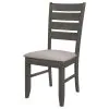 CoasterEveryday 102722GRY Dalila - Wood Dining Side Chair (Set of 2) - Dark Gray