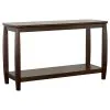 CoasterEssence 701079 Dixon - Wood Entryway Console Table With Shelf - Cappuccino