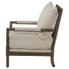 CoasterElevations 905362 Blanchett - Upholstered Bobbin Accent Chair - Beige And Natural