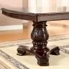 Furniture of America CM3319T-TABLE Bellagio - Dining Table With 2 Leaves - Brown Cherry