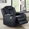 New Classic U1769V-13P2-BLK New Classic U1769V-13P2-BLK Orion II - Glider Recliner With Power Headrest & Footrest - Black