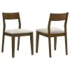 Coaster Fine Furniture 108922 Almonte - Dining Chair Upholstered Seat (Set of 2) - Dark Brown