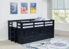 Coaster Fine Furniture 401980T Carlsbad - Wood Twin Captains Bed With Trundle - Navy Blue