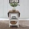 Liberty Furniture 741-T4242 Al Fresco - Drop Leaf Table - Graphite & Whitestone