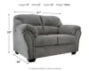 Benchcraft® 2810535 Allmaxx - Loveseat - Pewter