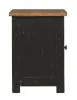 Ashley Furniture T468-7 Valebeck - Chair Side End Table - Black / Brown