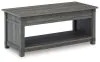 Ashley Furniture T175-9 Freedan - Rect Lift Top Cocktail Table - Grayish Brown