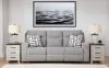Ashley Furniture 90503/15/18/13 Ashley Furniture 90503/15/18/13 Biscoe - 3 Pc. - Power Reclining Sofa, Power Reclining Loveseat, Power Recliner - Pewter