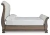 Ashley Furniture B944B4 Ardenfield - King Upholstered Sleigh Bed - Light Brown