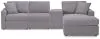 Ashley Furniture 92104S40 Ashley Furniture 92104S40 Modmax - 4-Piece Sectional With Raf Corner Chaise And Storage Console - Granite