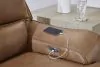 Ashley Furniture PCU62606S6 Ashley Furniture PCU62606S6 DeepWakes - 6-Piece Power Reclining Sectional With RAF Press Back Power Chaise And Storage Console - Caramel