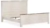 Ashley Furniture B267B10 Ashley Furniture B267B10 Willowton - King Panel Bed - Whitewash