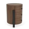 Riverside Furniture 46412 Riverside Furniture 46412 Nova - Chairside Table - Nouveau Walnut