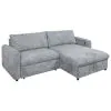 New Classic 27-U1812G-2NP Finn - 2 Piece Sectional (LAF Sofa/Chaise) - Gray