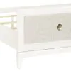 Samuel Lawrence Furniture S910-BR-K3 Melrose - King Panel Bed with LED Lights in a White Finish - White