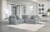 Jackson Furniture Industries 2477/62/42-28 Jackson Furniture Industries 2477/62/42-28 Glacier - 2 Piece Sectional With 9 Included Accent Pillows - Shark