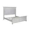 Liberty Furniture 237-BR-KPB River Place - King Panel Bed - Riverstone White & Tobacco