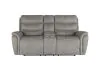 New Classic U092-25-GRY New Classic U092-25-GRY Kamari - Console Loveseat With Dual Recliners - Gray