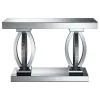 CoasterElevations 722519 Amalia - Mirrored Acrylic Entryway Sofa Console Table - Silver
