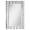 CoasterElevations 961614 Aideen - Acrylic Crystal Wall Mirror - Silver